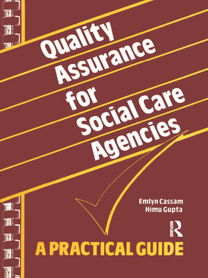 cover image of Quality Assurance for Social Care Agencies